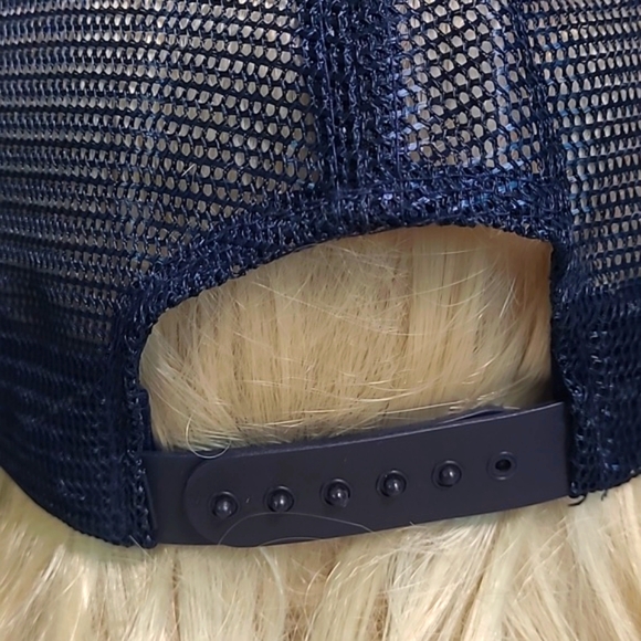 USS Tecumseh SSBN-6286 Mesh Snapback Cap Hat Navy Blue Boat Submarine Ship - Picture 9 of 16